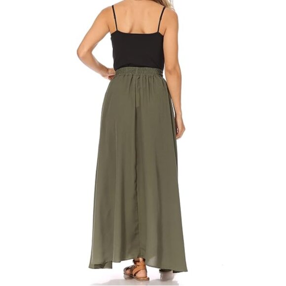 Flowy High-Waisted Maxi Skirt - Picture 3 of 3